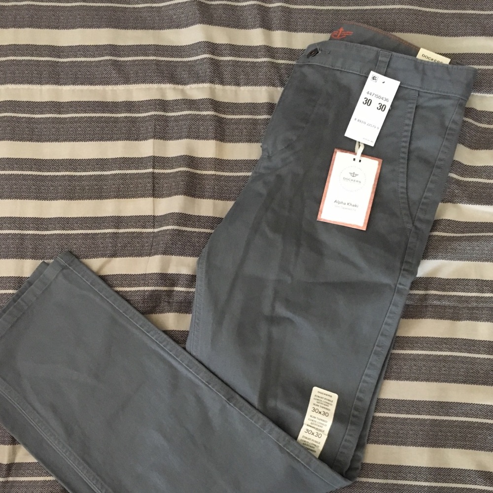Gray Dockers Chinos